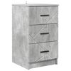 vidaXL Noat&ouml;flu sk&aacute;pur Steypugr&aacute;r 38 x 38 x 66 cm Samsettur vi&eth;ur