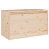 vidaXL Veggsk&aacute;pur 60x30x35 cm Gegnheil Fura