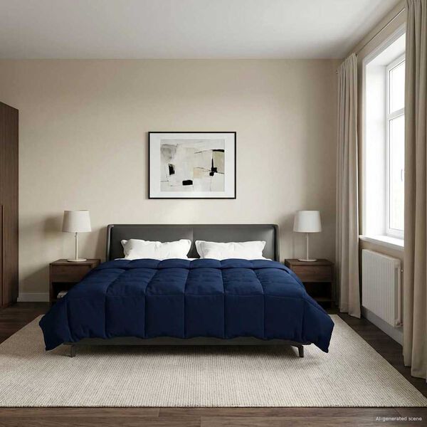 vidaXL Full &aacute;rs d&yacute;na S&iacute;&eth;la&eth; D&ouml;kkbl&aacute;r 240 x 260 cm M&iacute;kr&oacute;f&iacute;ber