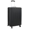 vidaXL Fer&eth;ataska me&eth; l&aacute;s Svartur 50 x 30 x 76 cm ABS Plast