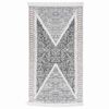 vidaXL Motta Svartur og Gr&aacute;r 120x180 cm B&oacute;mull