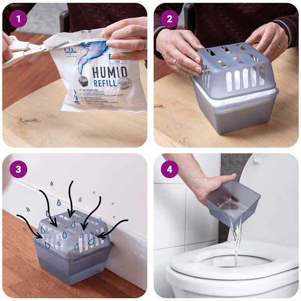 Lafita rakadyftar me&eth; &aacute;fyllingarpokum 4 stk 450 g