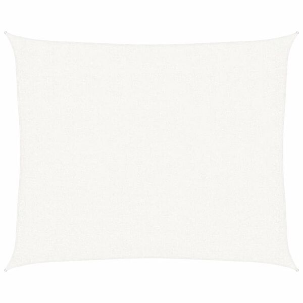 vidaXL Skyggnidúkur 160 g/m² Hvítur 2,5x3 m HDPE