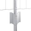 vidaXL Gir&eth;ing me&eth; p&oacute;st Silfur 0,8 x 10 m St&aacute;l