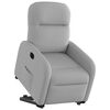 vidaXL Electric Stand up Recliner st&oacute;ll Cloud Grey Efni