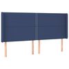 vidaXL H&ouml;f&eth;agafl me&eth; Eyrum 203x16x118/128 cm Bl&aacute;tt Efni