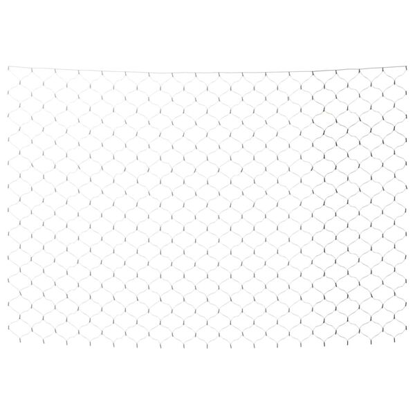 vidaXL Jólaljósaseríunet Kalt-hvítt 3x3 m 306 LED Inni Úti