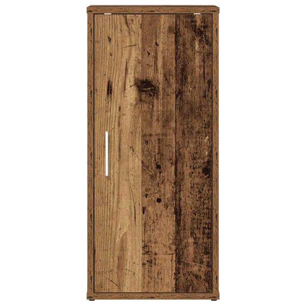 vidaXL skóskápar 2 stk Old Wood 32x35x70 cm Engineered Wood