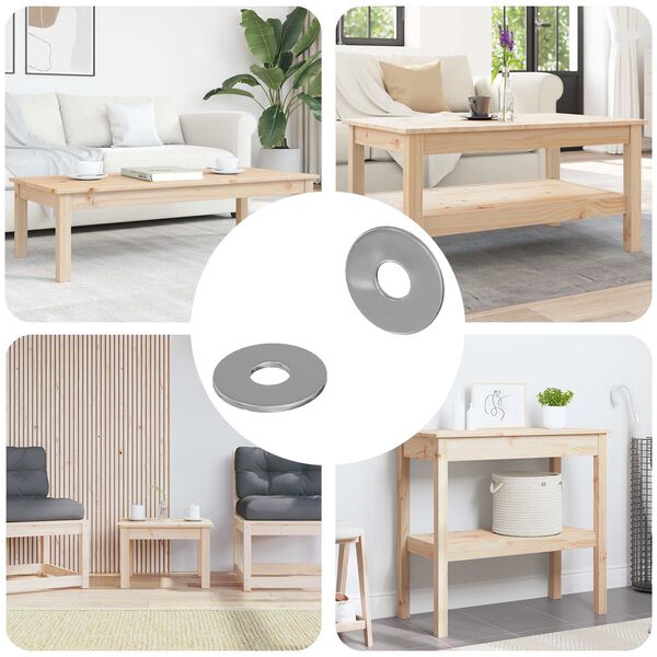 vidaXL Sk&aacute;lar 2 pcs Silfur 18 x 18 x 1,2 mm J&aacute;rn