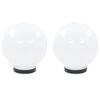 vidaXL LED K&uacute;lulampar 2 stk K&uacute;lulaga 20 cm PMMA