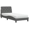 vidaXL R&uacute;m me&eth; D&yacute;nu D&ouml;kkgr&aacute;r 90x190 cm Text&iacute;lefni