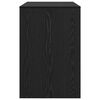 vidaXL Skrifbor&eth; Svartur Eik 102 x 50 x 75 cm Samsettur vi&eth;ur