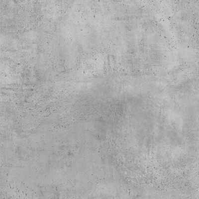 800634 vidaXL Wardrobe Concrete Grey 90x52x200 cm Chipboard