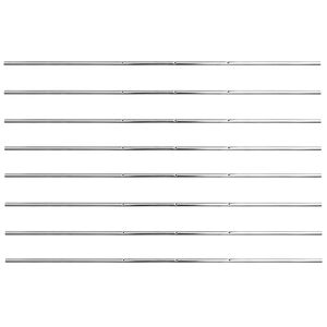 vidaXL Stangir fyrir Fótboltaborð 8 stk 15,9 mm