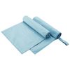 vidaXL &Iacute;&thorn;r&oacute;ttahandkl&aelig;&eth;i 2 pcs Bl&aacute;r 100 x 50 cm P&oacute;l&yacute;ester og p&oacute;l&yacute;am&iacute;&eth;