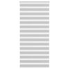 vidaXL Zebra Gard&iacute;na Lj&oacute;sgr&aacute; 100x200 cm Efni Breidd 95,9cm P&oacute;l&yacute;ester