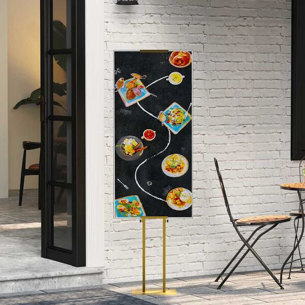 vidaXL S&yacute;ningarskj&aacute;r 2 pcs gold 30 x 23,5 x 210 cm St&aacute;l