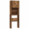 vidaXL &thorn;vottav&eacute;lask&aacute;pur gamall vi&eth;ur 64x24x190 cm Samsettur Vi&eth;ur
