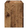 vidaXL Skápur með 2 skúffum Old Wood 60x31x40 cm Engineered Wood
