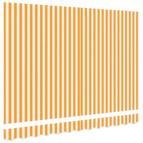 vidaXL Varmaskiptaefni fyrir skyggni yellow and white 250 x 200 cm
