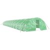 vidaXL Gr&oacute;&eth;urh&uacute;s me&eth; St&aacute;lgrind Gr&aelig;nt 120 m&sup2; 24x5x2,3 m