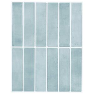 vidaXL R&eacute;ttanglar fl&iacute;s 10 pcs Gr&aacute;r gr&aelig;nn 29 x 23 x 0,08 cm