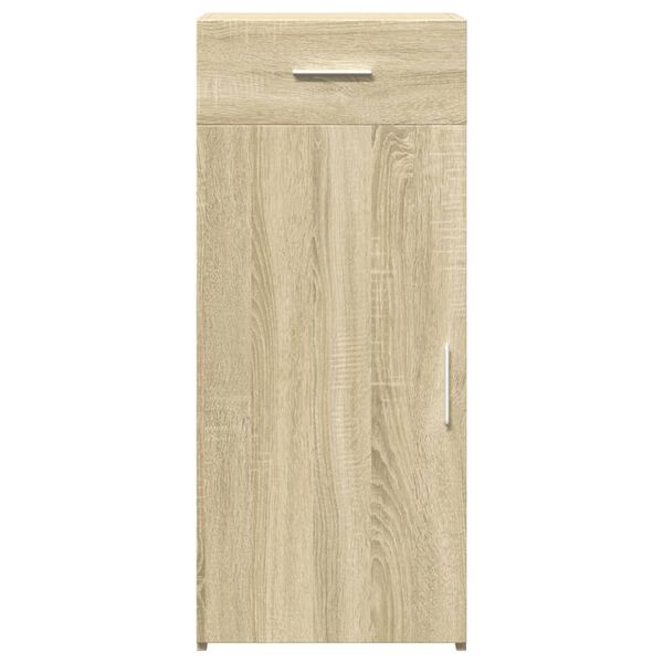 vidaXL Skenkur Sonoma Eik 40x42,5x93 cm Samsettur Vi&eth;ur