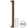 vidaXL Sk&aacute;pur Handf&ouml;ng 10 stk Bronslita&eth; 224 mm Ry&eth;fr&iacute;tt st&aacute;l