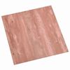 vidaXL G&oacute;lfsplank 55 pcs Rau&eth;ur 5,11 m&sup2; PVC