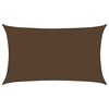 vidaXL Skyggnid&uacute;kur 160 g/m&sup2; Br&uacute;nn 5x8 m HDPE