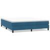 vidaXL Spring r&uacute;m &aacute;n d&yacute;nu D&ouml;kkbl&aacute;r 180x220 cm Flauel