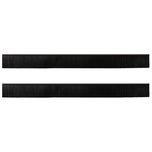 vidaXL Sj&aacute;lfklemmdu hur&eth;arbrosseglin 2 pcs Br&uacute;nn 100 cm &Aacute;lblenda