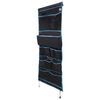 vidaXL Geymslutaska me&eth; geymslu Svartur og Bl&aacute;r 161 x 58,5 cm Oxford