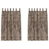 vidaXL Flauels skaut 2 pcs Cappuccino 175 x 140 cm Flauel