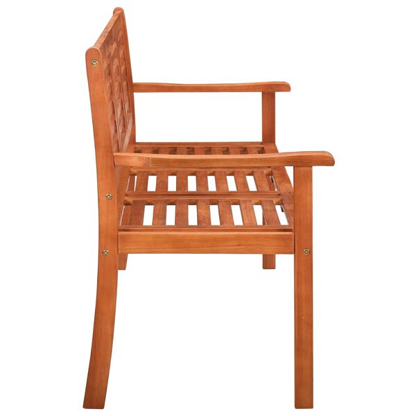 vidaXL 3 s&aelig;ta Gar&eth;bekkur me&eth; Sessu 150 cm J&uacute;kalyptusvi&eth;ur