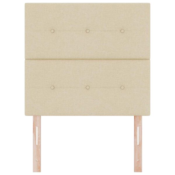 vidaXL H&aelig;&eth;arstillanlegur r&uacute;mh&aelig;tti me&eth; h&ouml;fu&eth;gafl Rj&oacute;malitur 90 cm d&uacute;kur