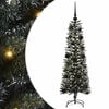 vidaXL Gervi j&oacute;latr&eacute; me&eth; 150 LED Gr&aelig;nn 120 cm PVC, plast og st&aacute;l