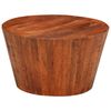 vidaXL S&oacute;fabor&eth; &Oslash; 52x30 cm Gegnheill Gr&oacute;fur Mang&oacute;vi&eth;ur