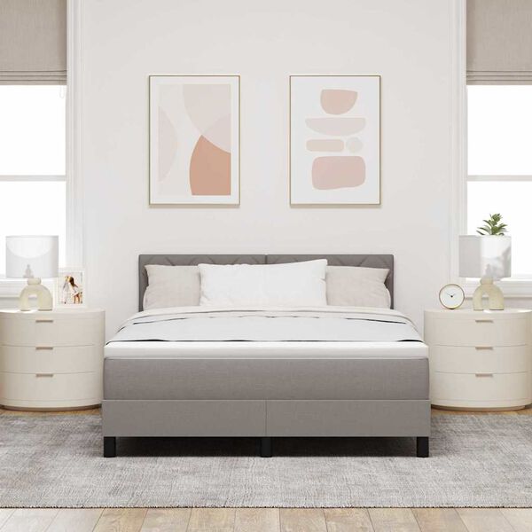 vidaXL Kassi vorinn r&uacute;m me&eth; d&yacute;nu M&oacute;gr&aacute;r 140 x 200 cm d&uacute;kur