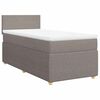 vidaXL H&oacute;lfa&eth; Springr&uacute;m me&eth; D&yacute;nu Br&uacute;ngr&aacute;tt 90x190 cm Tauefni