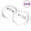 vidaXL Barmmerkjasett me&eth; N&aelig;lum 100 Stykki Akr&yacute;l 44 mm