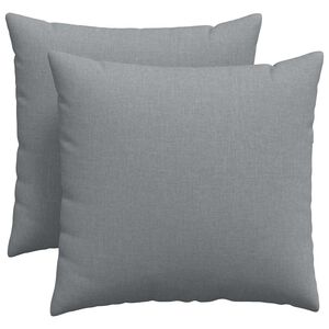 vidaXL S&oacute;fap&uacute;&eth;ar 2 pcs Lj&oacute;sgr&aacute;r 50 x 50 cm d&uacute;kur