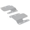 vidaXL Fl&ouml;t festing 2 pcs Silfur 75 x 66 x 1,4 mm St&aacute;l