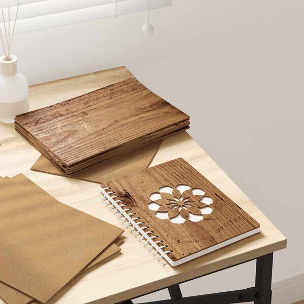 vidaXL Skreyting spj&ouml;ld 50 pcs Gamalt timbur 21 x 30 x 0,27 cm