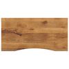 vidaXL Skrifbor&eth;splata m. Sveigju 140x50x2,5 cm Gegnheill Mang&oacute;vi&eth;ur