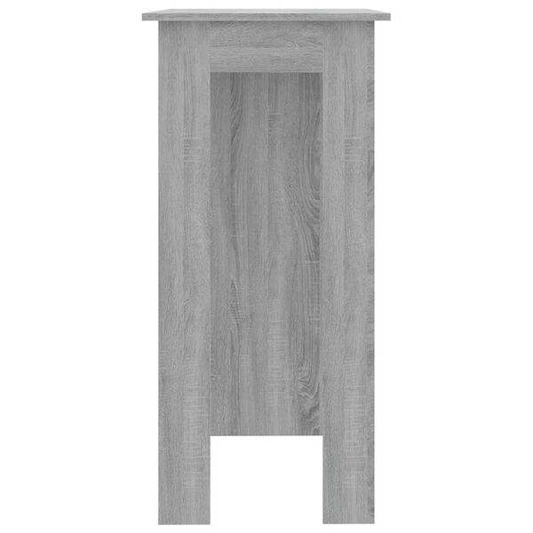 vidaXL Barbor&eth; me&eth; Hillu Gr&aacute;tt Sonoma 102x50x103,5 cm Samsettur Vi&eth;ur