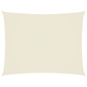 vidaXL S&oacute;lskyggni S&oacute;lsegl Oxford D&uacute;kur R&eacute;tthyrnt 4 x 6 m Lj&oacute;sbr&uacute;nt