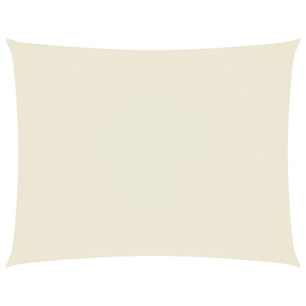 vidaXL S&oacute;lskyggni S&oacute;lsegl Oxford D&uacute;kur R&eacute;tthyrnt 4 x 6 m Lj&oacute;sbr&uacute;nt