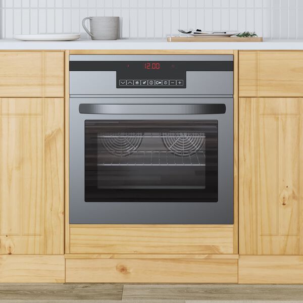 vidaXL Cabinet SKI Hunangsbjartur 60 x 46 x 81 cm Solid furuhikk