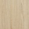 vidaXL Wall Cube Hilla 12 hólf Sonoma Oak Engineered Wood